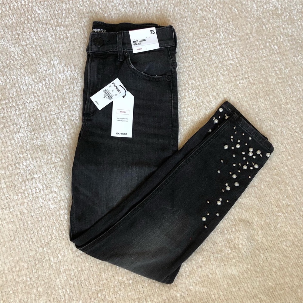 NWT / Express high rise ankle leggings / size 2